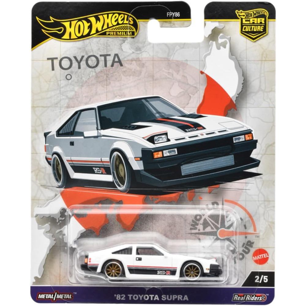 Машинка Hot Wheels '82 Toyota Supra (2024 Car Culture - World Tour